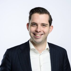 Florian Pronk als raadslid voor SGP ChristenUnie Sliedrecht